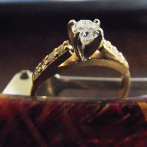 Beautiful 1/4 Carat Diamond Engagement Ring